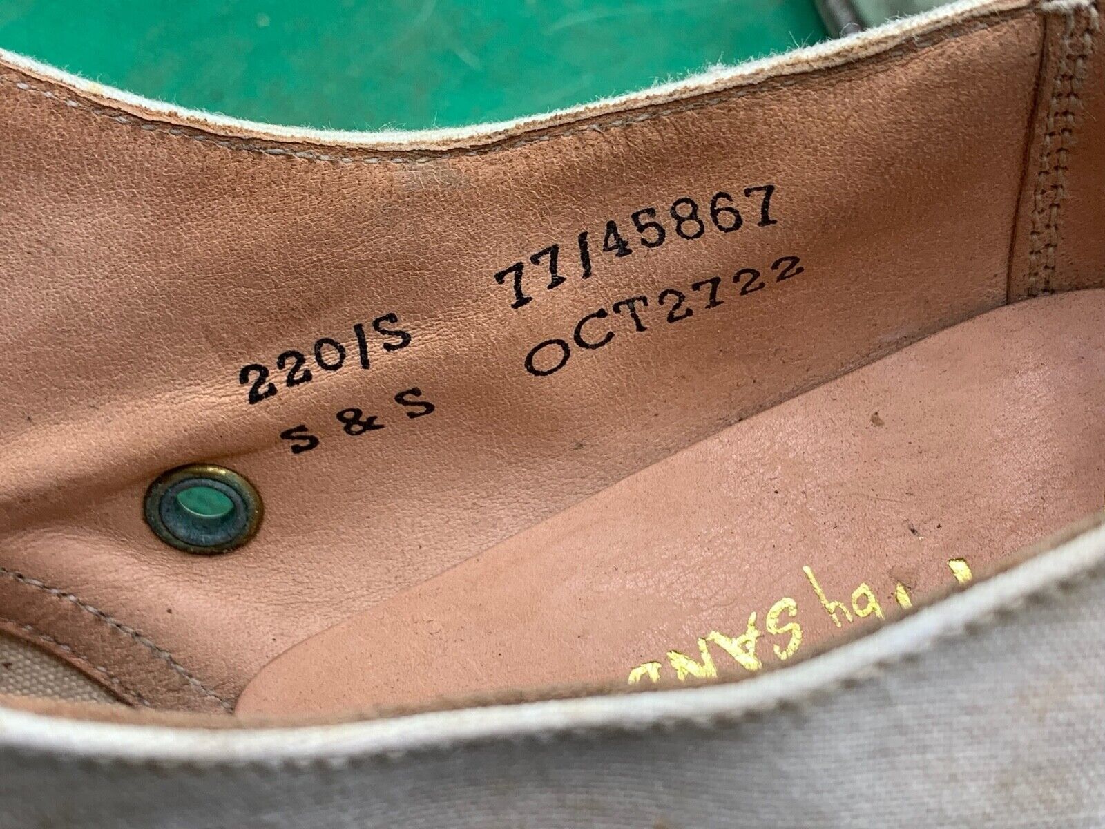 Original WW2 British Army Women's White Summer Shoes - ATS WAAF - Size 220s - The Militaria Shop