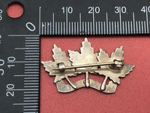 Charger l&#39;image dans la galerie, Original WW1 Canadian Army Edmonton Regiment Sterling Silver Sweetheart Brooch
