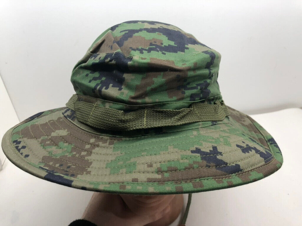 Genuine US Army Digital Jungle Camouflage Boonie Sun Hat Type II - Size 8 - The Militaria Shop