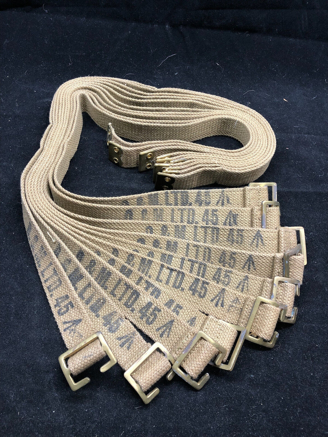 Original WW2 British Army 37 Pattern Equipment/Large Pack Strap - NOS 1945 Dated