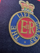 Load image into Gallery viewer, British Army Bullion Embroidered Blazer Badge - The Life Guards - Queen&#39;s Crown
