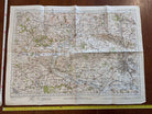 Original WW2 British Army OS Map of Great Britain - Debry - The Militaria Shop