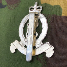 Load image into Gallery viewer, Original British Staybrite Army Cap Badge - Adjutant General&#39;s Corps - The Militaria Shop
