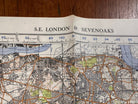 Original WW2 British Army GSGS OS Map of England - S.E London & Sevenoaks - The Militaria Shop