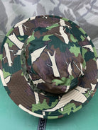 Genuine US Army Jungle Camouflage Boonie Sun Hat Hot Weather Type II - Size 7 - The Militaria Shop