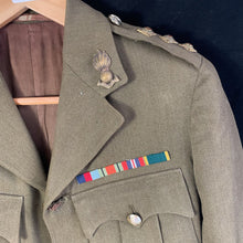 Load image into Gallery viewer, Original WW2 British Army REME Engineers Service Dress Jacket Captain Named
