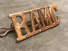 Genuine British Army Brass Shoulder Title - Royal Army Medical Corps - The Militaria Shop