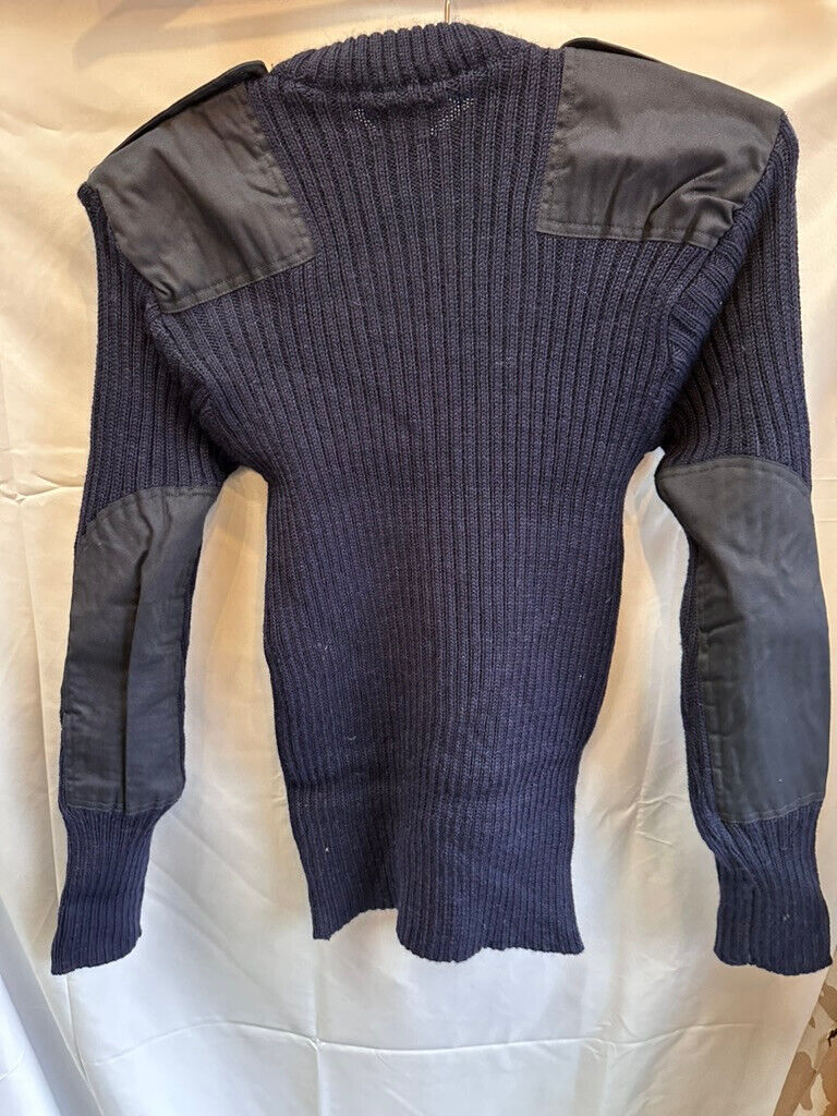 Genuine British Royal Navy Commando Heavy Pull Over Jumper - Size 94cm Chest - The Militaria Shop
