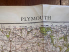 Original WW2 British Army GSGS OS Map England - Plymouth - The Militaria Shop