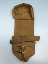 Load image into Gallery viewer, Original WW2 British Army 37 Pattern Bren / Utility Pouch - Auxilliary Pouch
