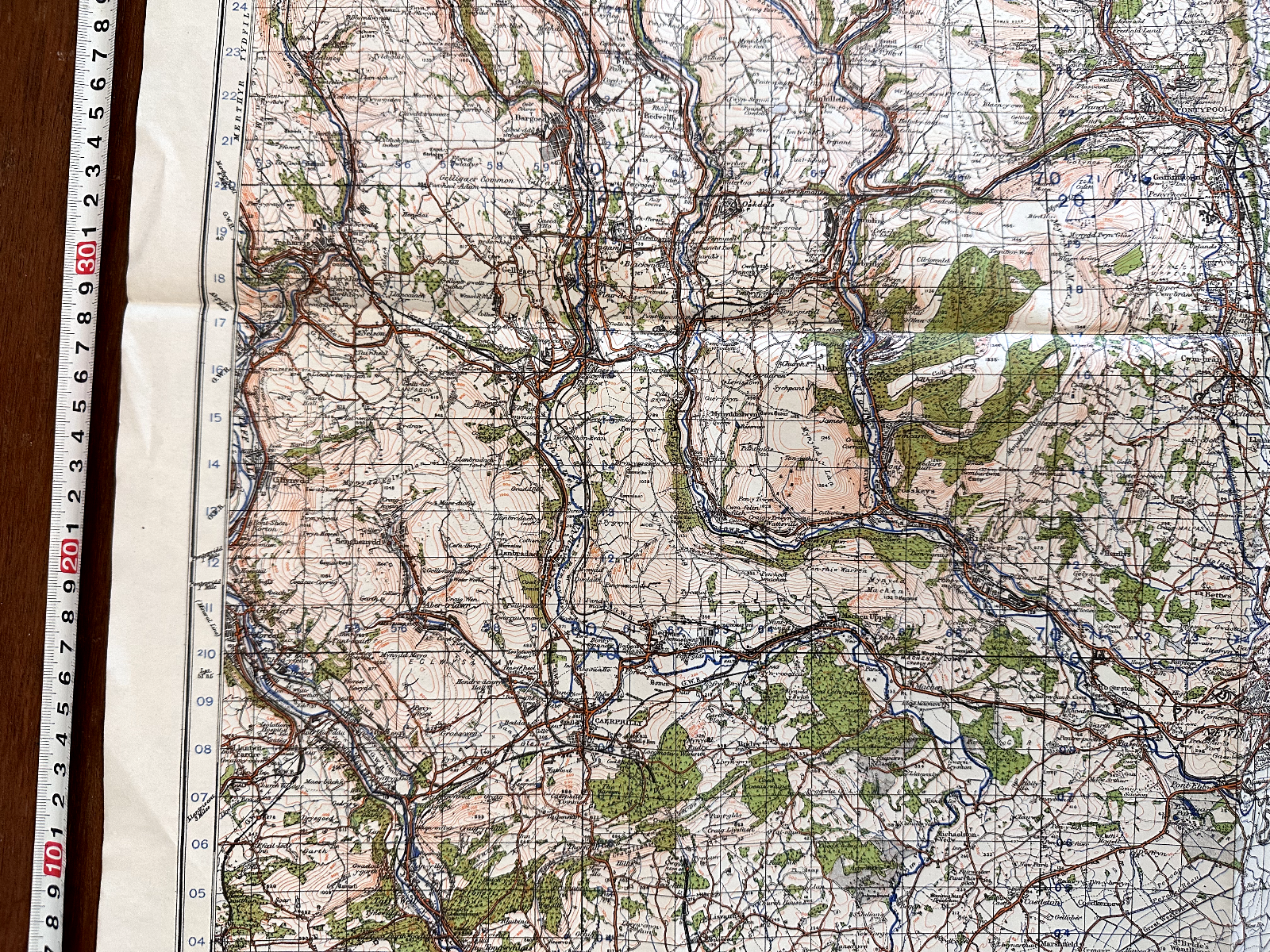 Original WW2 British Army OS Map of Great Britain - Newport - The Militaria Shop