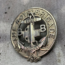 Load image into Gallery viewer, Original Boys Brigade Officers Frosted Cap Badge
