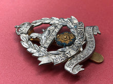 Load image into Gallery viewer, WW2 British Army Cap Badge - East Lancashire - 1st Volunteer Batallion
