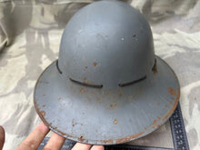 Load image into Gallery viewer, Original WW2 British Home Front Civil Defence Civillian Zuckerman Helmet
