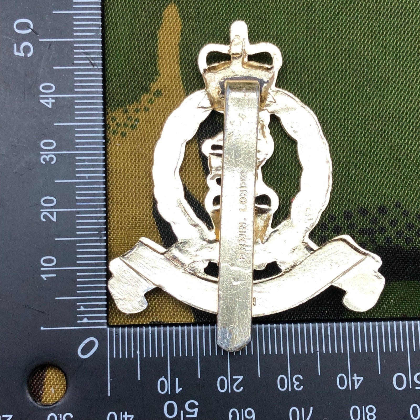 Original British Staybrite Army Cap Badge - Adjutant General's Corps - The Militaria Shop
