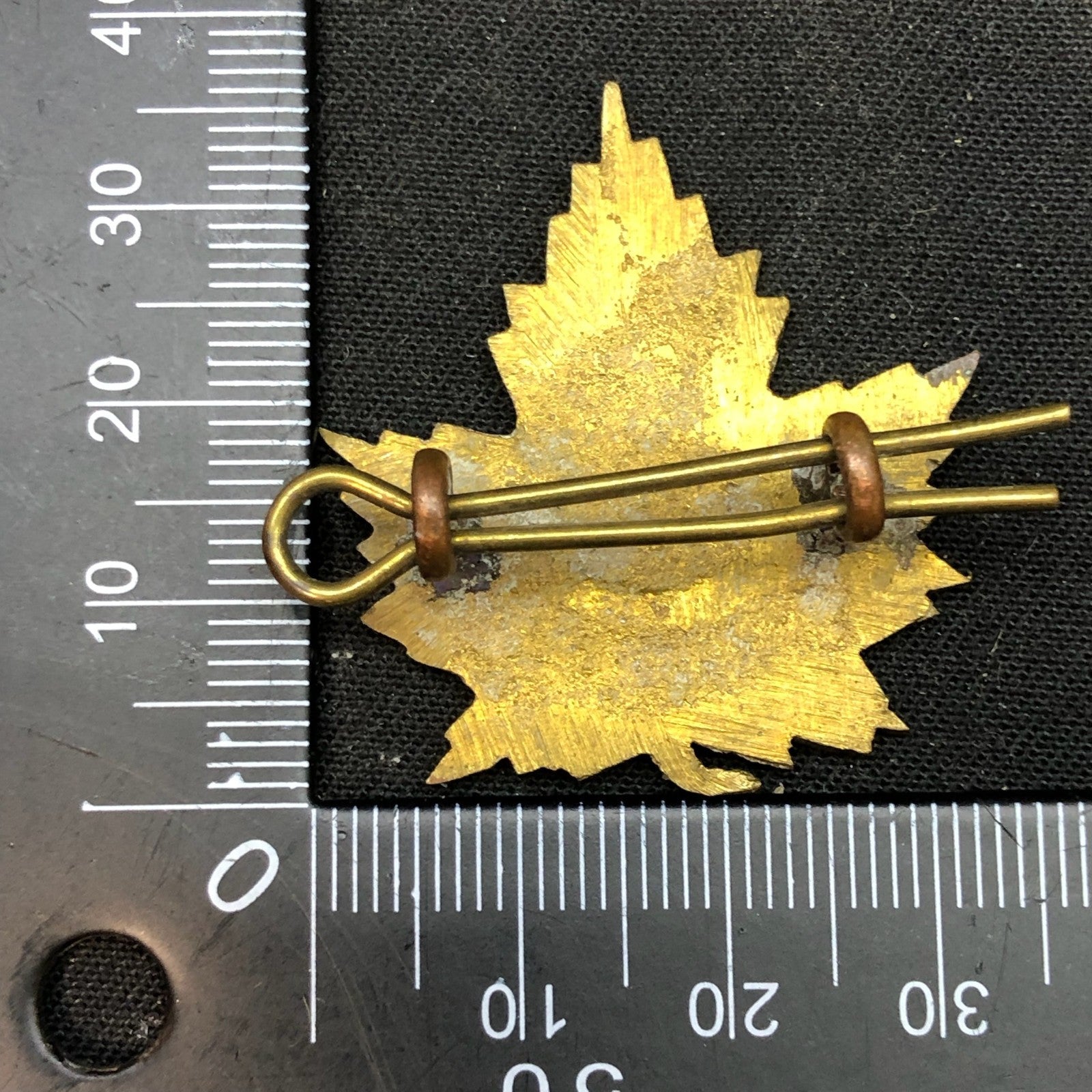 Original WW2 Canadian Army Cap Badge - Canadian General Service - The Militaria Shop