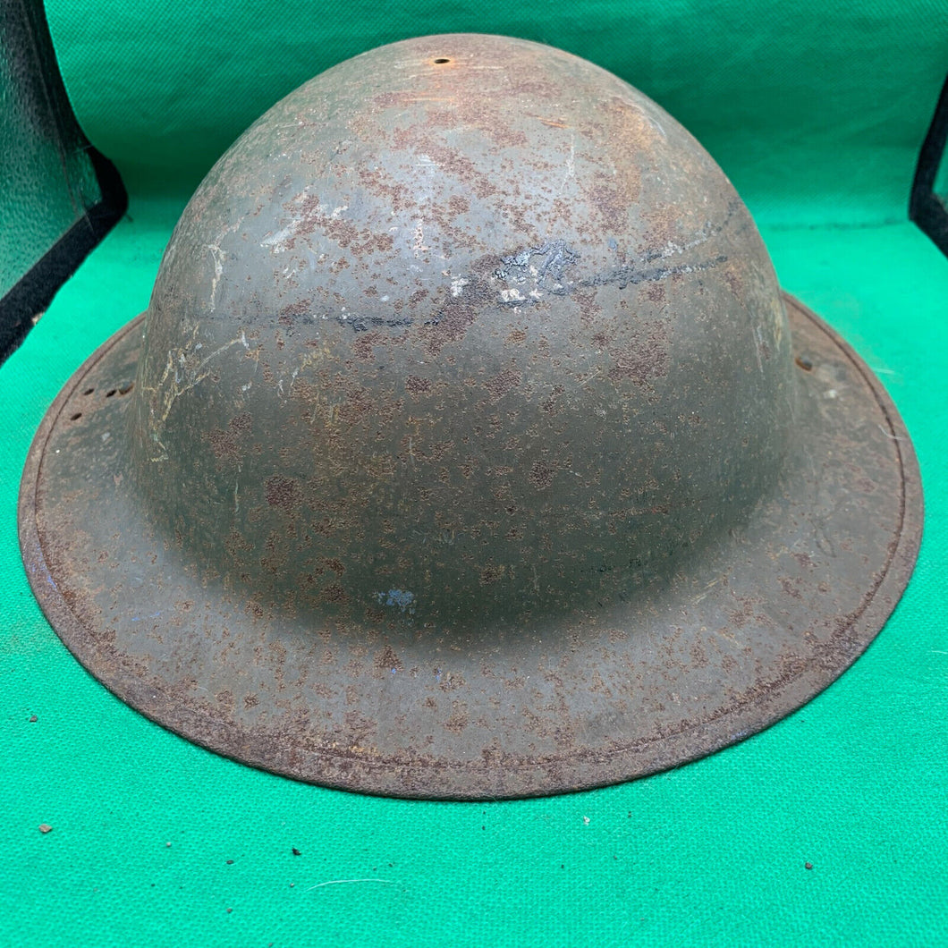 Original WW2 British Civil Defence Mk2 Brodie Helmet