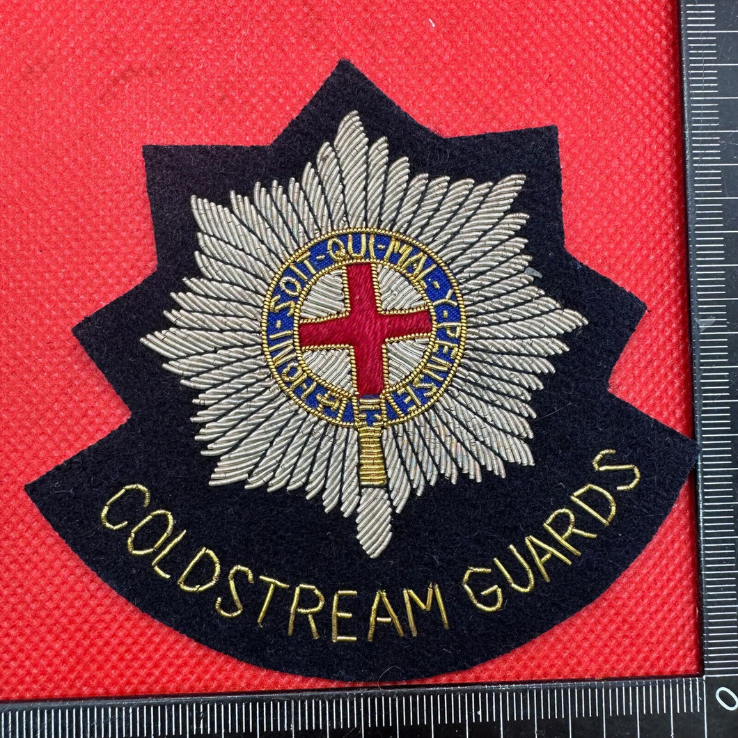 British Army Bullion Embroidered Blazer Badge - Coldstream Guards