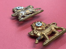 Load image into Gallery viewer, Original WW2 British Army York &amp; Lancaster Regiment Collar Badges
