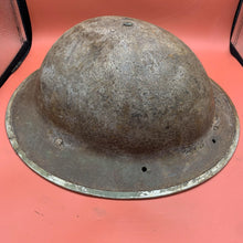 Load image into Gallery viewer, Original WW2 Mk2 British Army Brodie Combat Helmet
