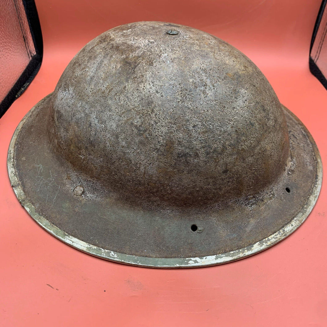 Original WW2 Mk2 British Army Brodie Combat Helmet