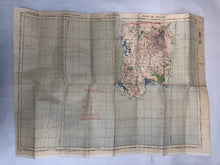 Lade das Bild in den Galerie-Viewer, Original WW2 British Army / RAF Map - Cágliari - Sardinia - Italy
