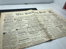 Load image into Gallery viewer, Original WW2 British Newspaper Channel Islands Occupation Jersey - December 1943
