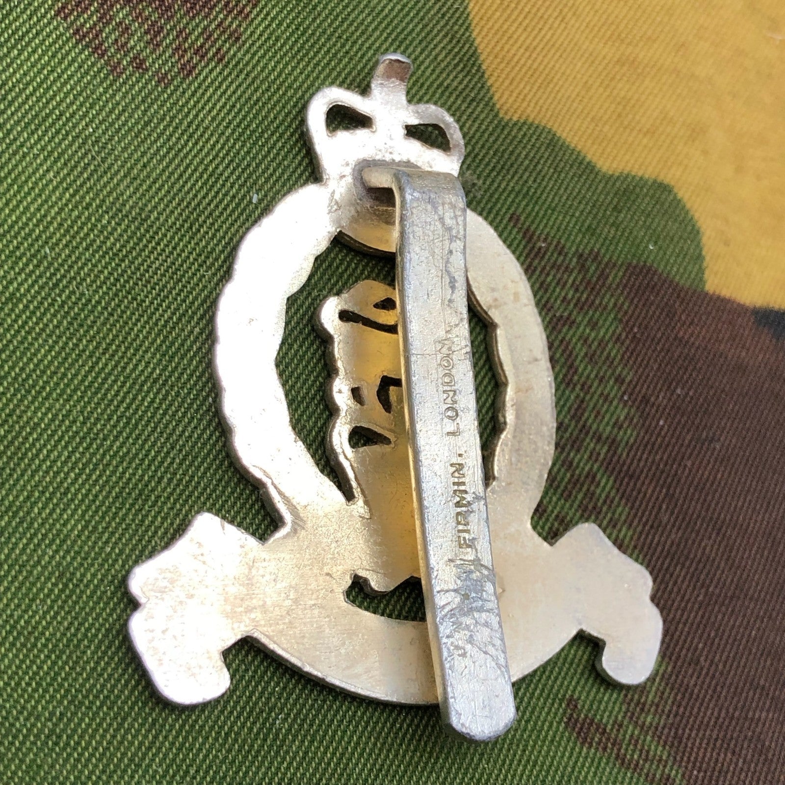 Original British Staybrite Army Cap Badge - Adjutant General's Corps - The Militaria Shop