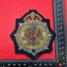 Load image into Gallery viewer, British Army Bullion Embroidered Blazer Badge - RASC Service Corps - Kings Crown
