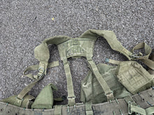 Load image into Gallery viewer, Original British Army 58 Pattern Webbing Rig Set Up - Belt, Pouches, Roll
