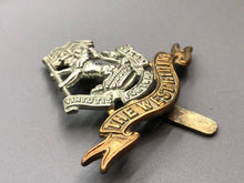 Load image into Gallery viewer, Original WW1 British Army Cap Badge - Duke of Wellington&#39;s The West Riding Regim
