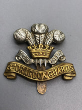 Load image into Gallery viewer, Original WW2 British Army 3rd Dragoon Guards Regiment Cap Badge
