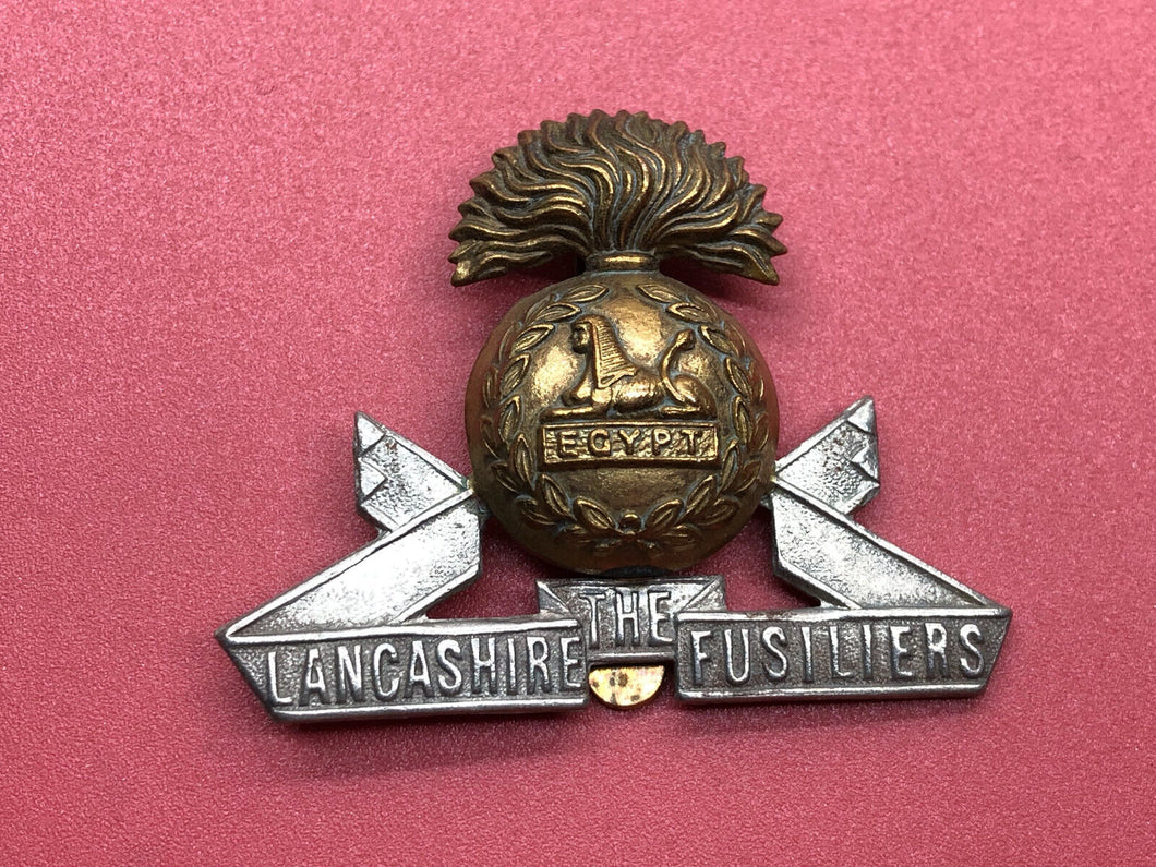 Original British Army The Lancashire Fusiliers Cap Badge