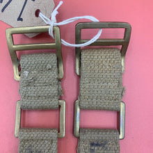 Charger l&#39;image dans la galerie, Original WW2 British Army 37 Pattern Webbing Brace Adaptors Pair
