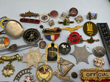 Load image into Gallery viewer, Large Group of Vintage Army Badges, Medals, Medallions, Compass, Pin Badges etc - The Militaria Shop
