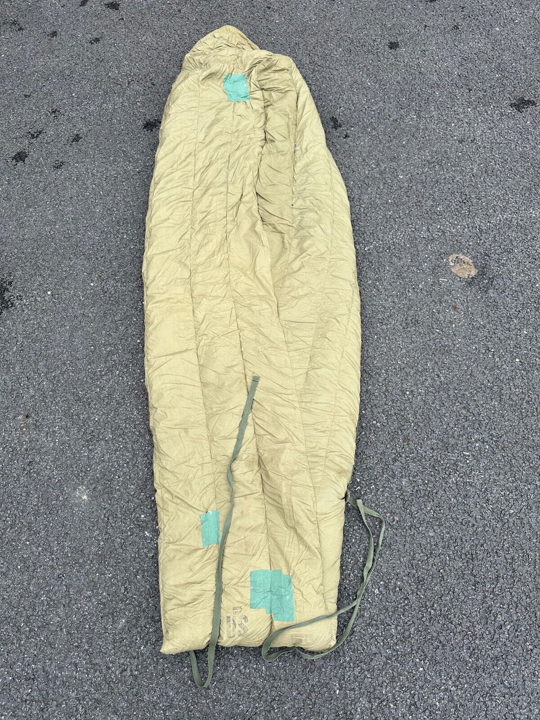 Original US Army Korea/Vietnam Era Sleeping Bag Arctic M1949 OD - Size Large