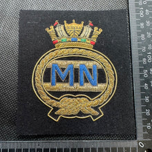 Load image into Gallery viewer, British Royal Merchant Navy Marine Bullion Embroidered Blazer Badge
