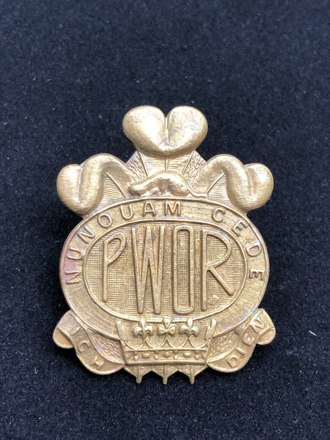 British Army Princess of Wales Own Regiment Cap Badge