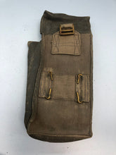 Lade das Bild in den Galerie-Viewer, Original WW2 British RAF 37 Pattern Webbing Bren / Universal Pouch Wartime Dated
