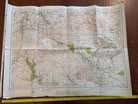 Original WW2 British Army GSGS OS Map of England & Wales - The Cheviot Hills - The Militaria Shop
