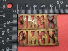 Load image into Gallery viewer, Original WW2 British Army REME Electrical Mechanical Engineers Shoulder Titles
