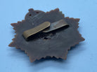 Original WW2 British Army GVI Royal Army Service Corps Plastic Economy Cap Badge - The Militaria Shop