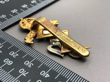 Load image into Gallery viewer, Original WW2 British Army REME Royal Electrical Mechanical Engineers Cap Badge
