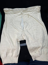 Load image into Gallery viewer, Original WW2 Britsh Army Officers Long John Underwear - New Old Stock 1944 Dated
