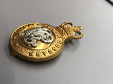 Load image into Gallery viewer, Genuine British Army 7th Queen&#39;s Own Hussars Cap Badge
