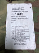 British Army MTP Camouflaged Windproof Combat Jacket Smock - Size 190/96 - The Militaria Shop