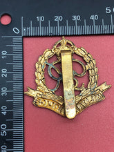 Load image into Gallery viewer, Original WW2 British Army Royal Military Police George VI Cap Badge
