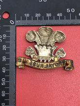 Load image into Gallery viewer, Original WW2 British Army Cap Badge - 10th Royal Hussars Regiment
