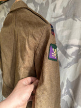 Load image into Gallery viewer, Original British Army Battledress Jacket Cameron Highlanders Major - WW2 Ribbons
