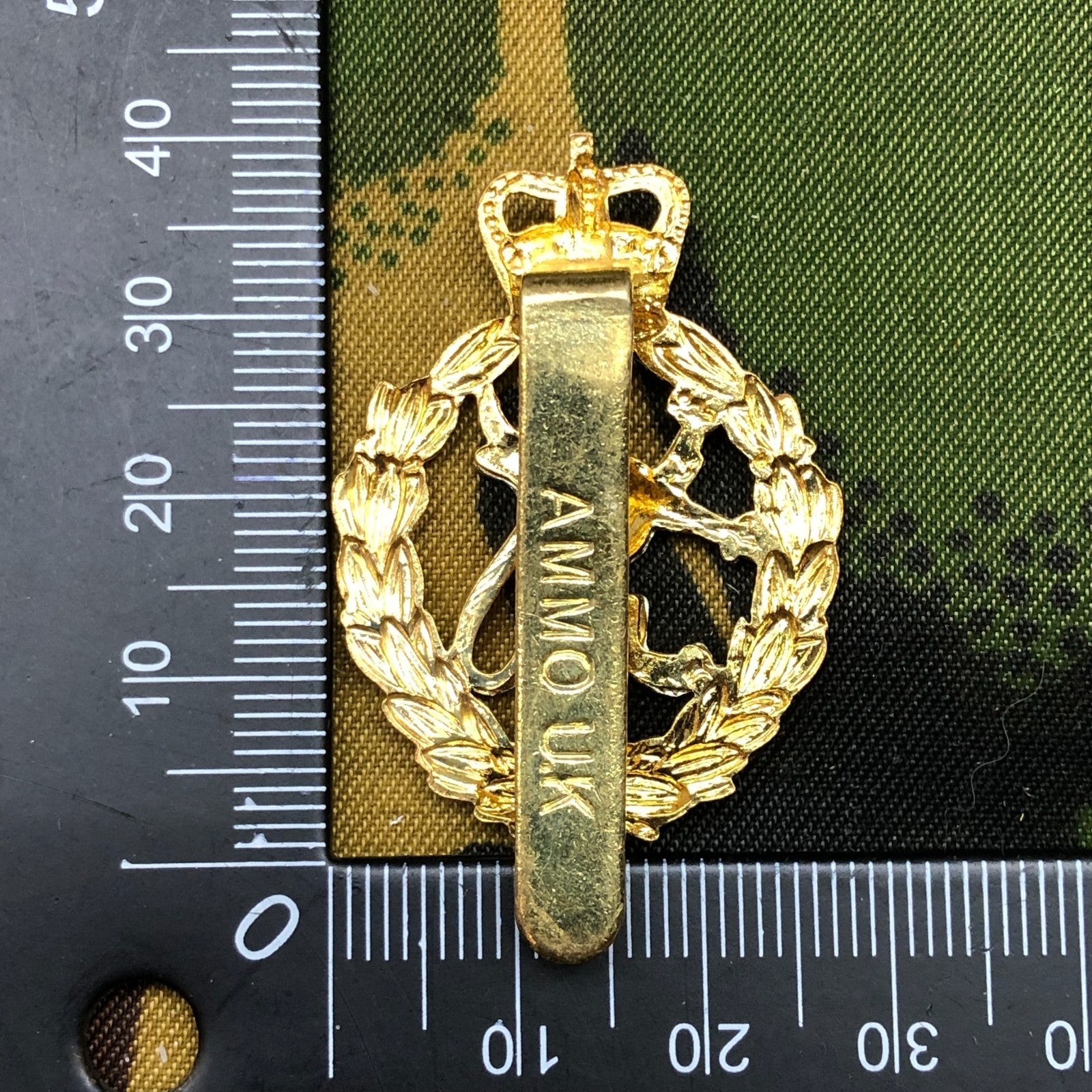 Original British Staybrite Army Cap Badge - Women's Royal Army Corps - The Militaria Shop